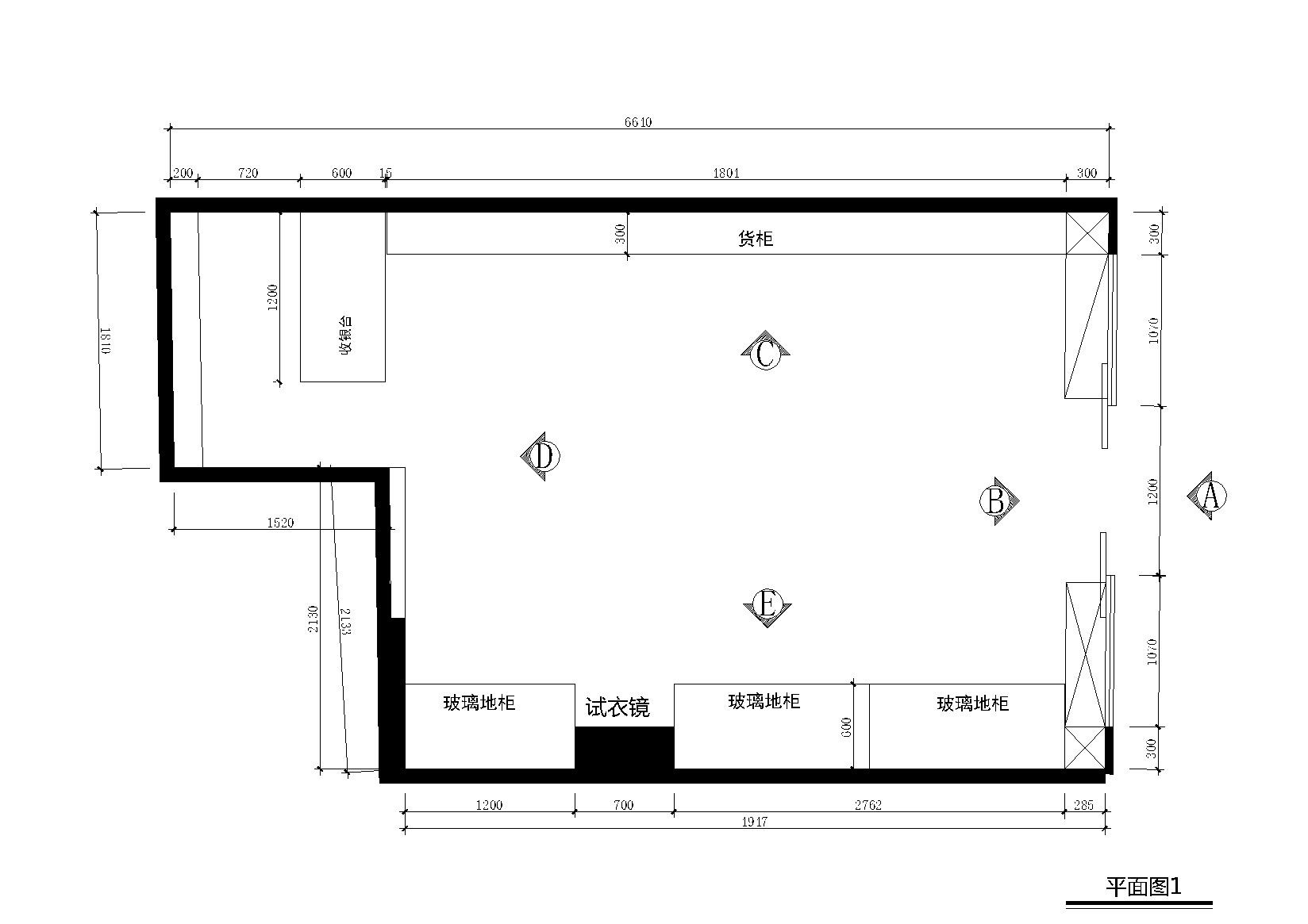 [原创]皮具旗舰专卖店施工图_效果图_3D模型