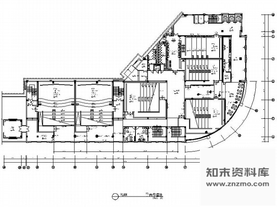 施工图福建现代娱乐电影国际影城室内装修施工图含高清效果图