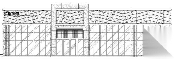 [成都市]某二层电梯公寓售楼中心建筑方案图（带效果图）