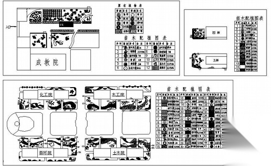 [江苏南京]某学校环境绿化设计图