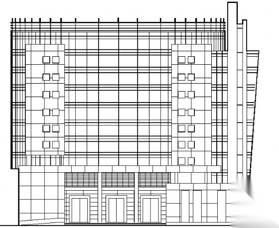 某十层少年宫建筑方案图