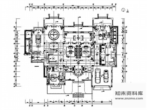 施工图浙江精品欧式风格两层别墅大宅室内装修施工图含实景效果图推荐！