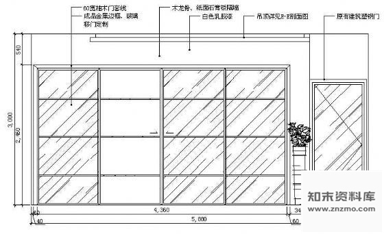 图块/节点起居室立面图