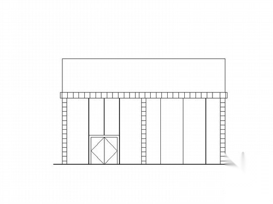 [合肥]某楼盘售楼处建筑施工图