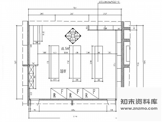 施工图厦门现代高档量贩式KTV超市室内装修施工图