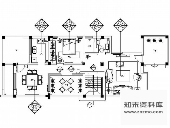 施工图成都泰式风格别墅示范单位施工图