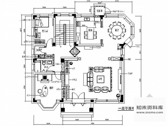 施工图原创精品高级简欧风格两层别墅室内设计装修施工图图纸全面力荐！