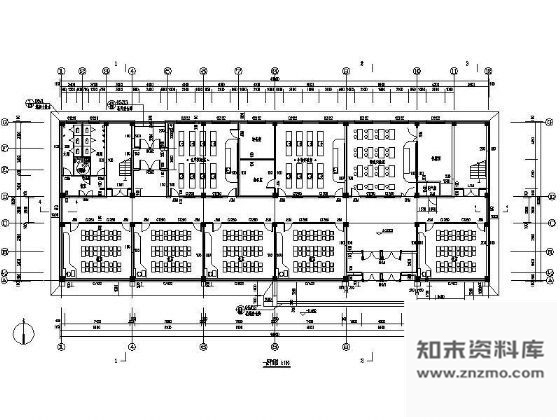 图块/节点五层教学楼平面布置图