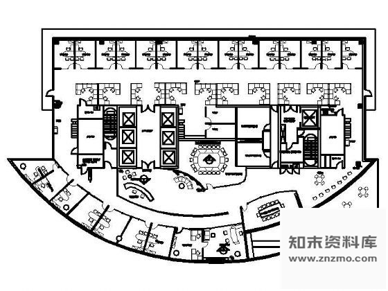 图块/节点某办公室平面装修图