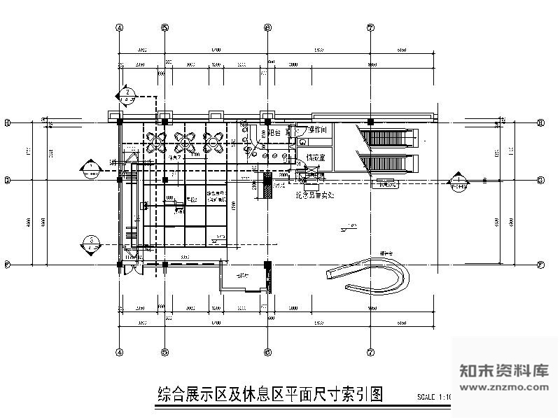 施工图辽宁城市规划展示馆装饰设计图