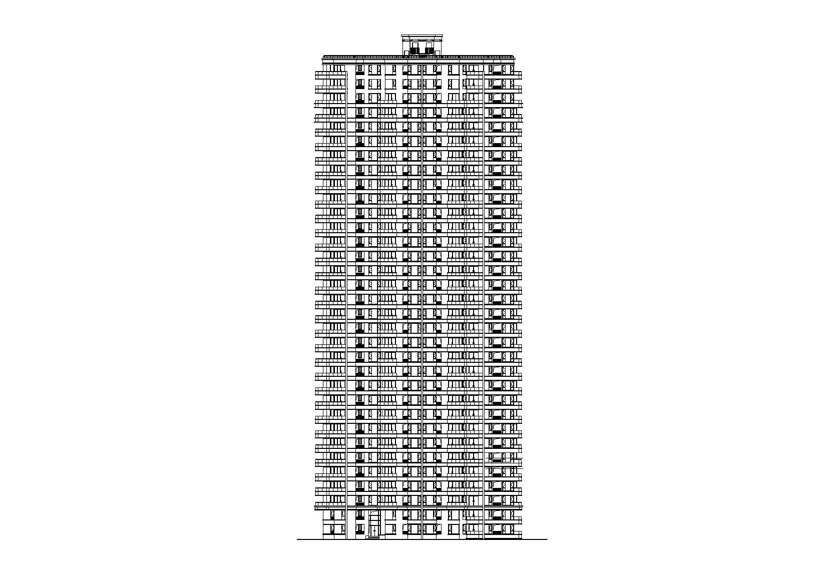 [江苏]苏州某居住小区33层住宅建筑设计施工图