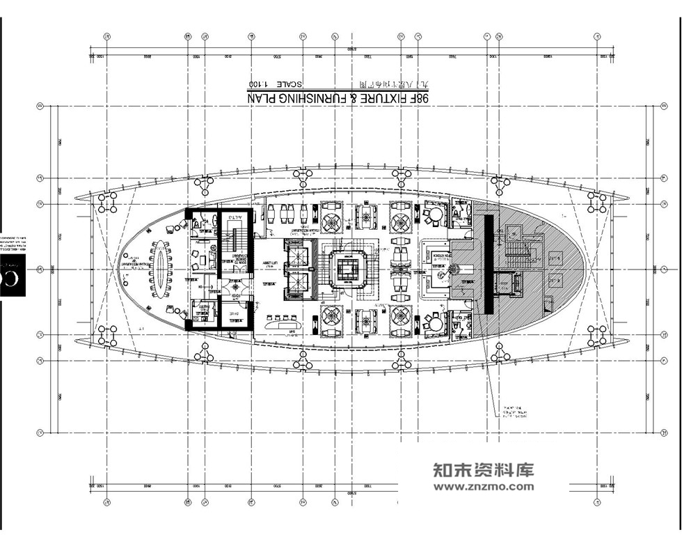 某高端意大利西餐厅施工图室内装修全套图纸