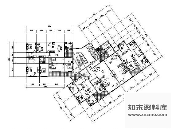 图块/节点众多楼盘户型平面集