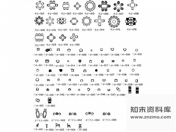 图块/节点全套材质库总图CAD图块下载