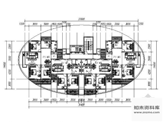 图块/节点家居户型平面