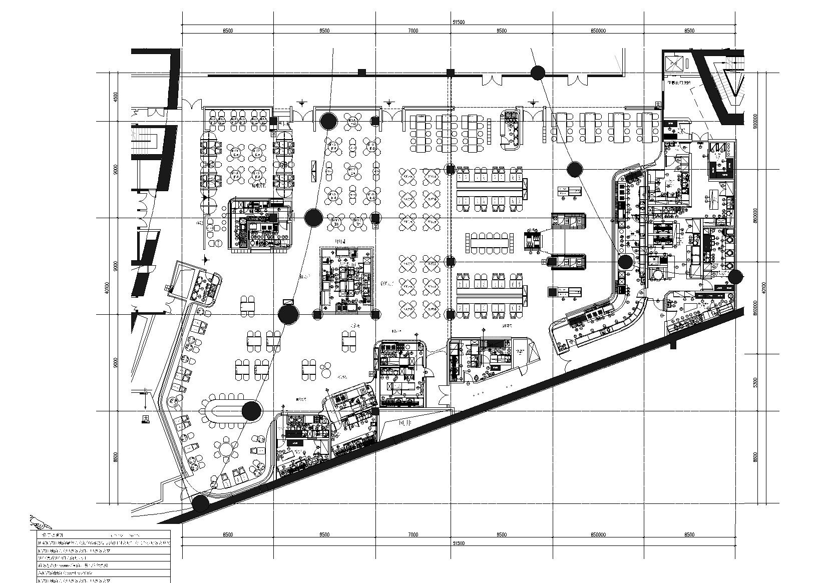 [北京]Huadu Centeen華都食街施工图+效果图