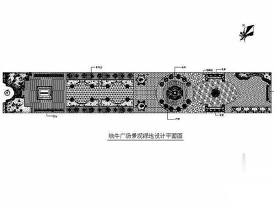 绵阳某广场景观设计施工图