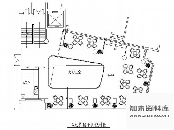 某茶馆装修设计图