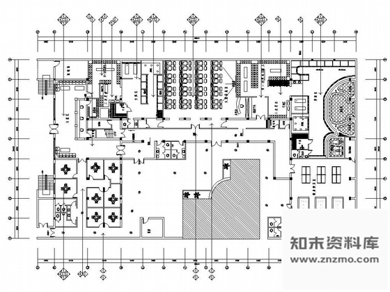 施工图福建某休闲娱乐会所装修图