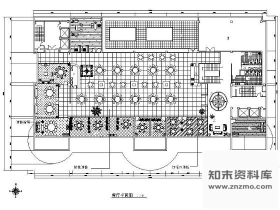 图块/节点某酒店餐厅装修方案图