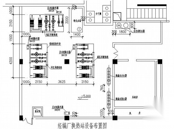 换热站旧城改造施工图 市政暖通