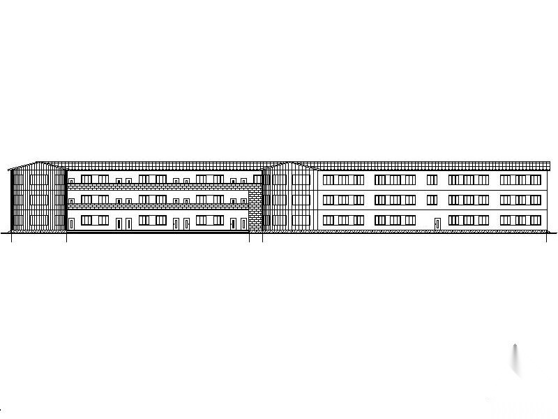 [邵阳]某三层教学楼建筑设计方案