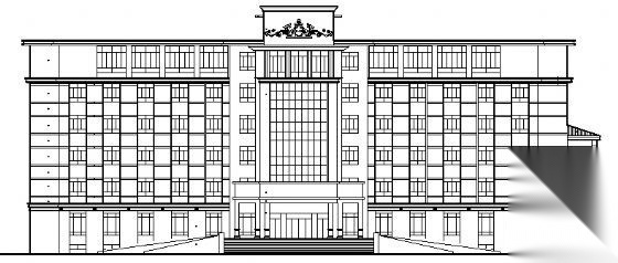 某六层公安分局办公楼建筑施工图