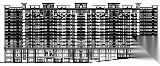 [杨梨路]某高层住宅花园规划及建筑设计方案