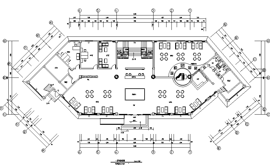 香悦四季城售楼处空间设计施工图（附效果图）