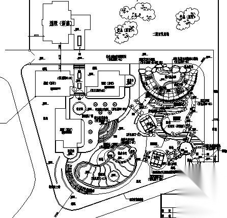 广东某温泉别墅景观施工图