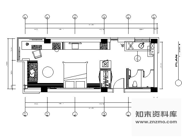 施工图南京国际建筑艺术实践展接待E型套房施工图