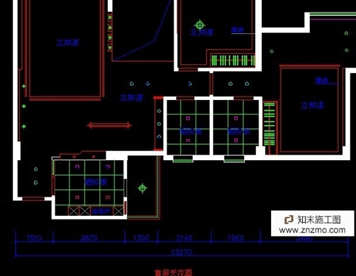 跃层家居施工图 cad2007 平层