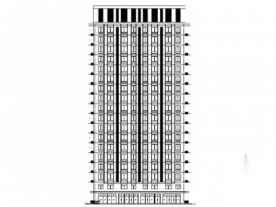 某十八层商住楼建筑施工图