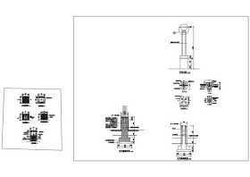 CAD深圳人民公园ys-10景观灯柱详图