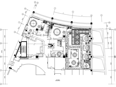 利百加-中式茶餐厅CAD施工图+效果图