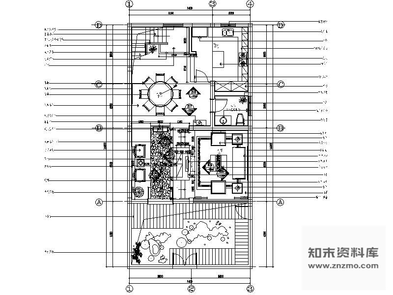 施工图某地区三层别墅施工图