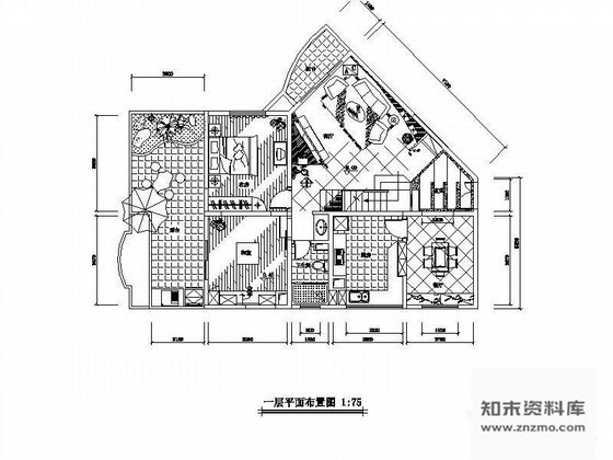 施工图某两层别墅装修图