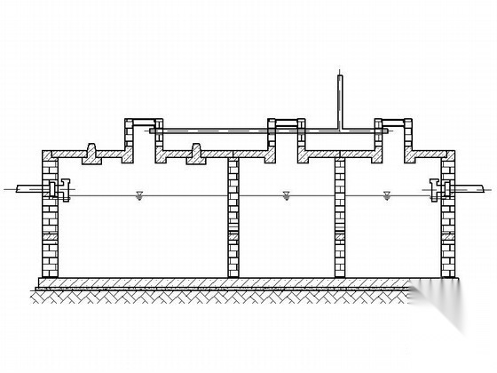 某地砖砌化粪池CAD扩初图
