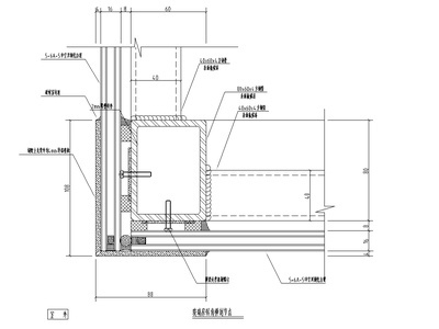 105个明框玻璃幕墙节点详图 建筑通用节点