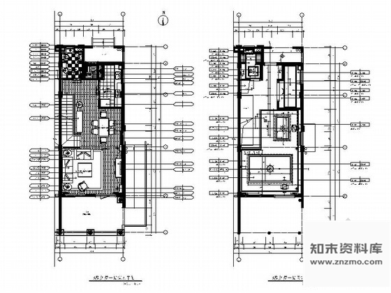 施工图福建五星级酒店客房区简约现代风格三层小别墅装修室内设计施工图含效果