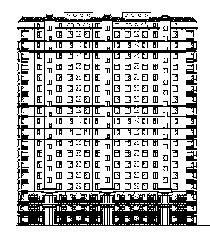 [宁夏]多层及高层住宅建筑施工图(含20多栋住宅楼建筑...