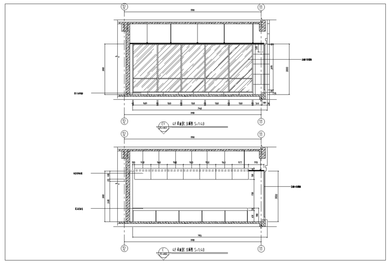 某甲级医院4F室内装修设计施工图78张