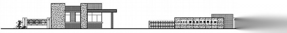 某厂区一层门卫值班室建筑施工图