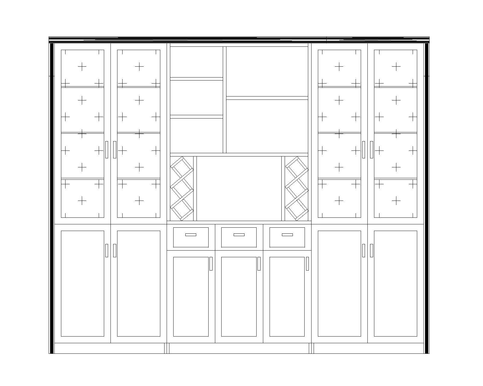 酒柜设计图纸13-2004版本