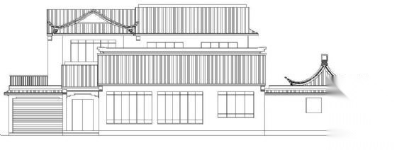 某二层古建别墅建筑方案（一）