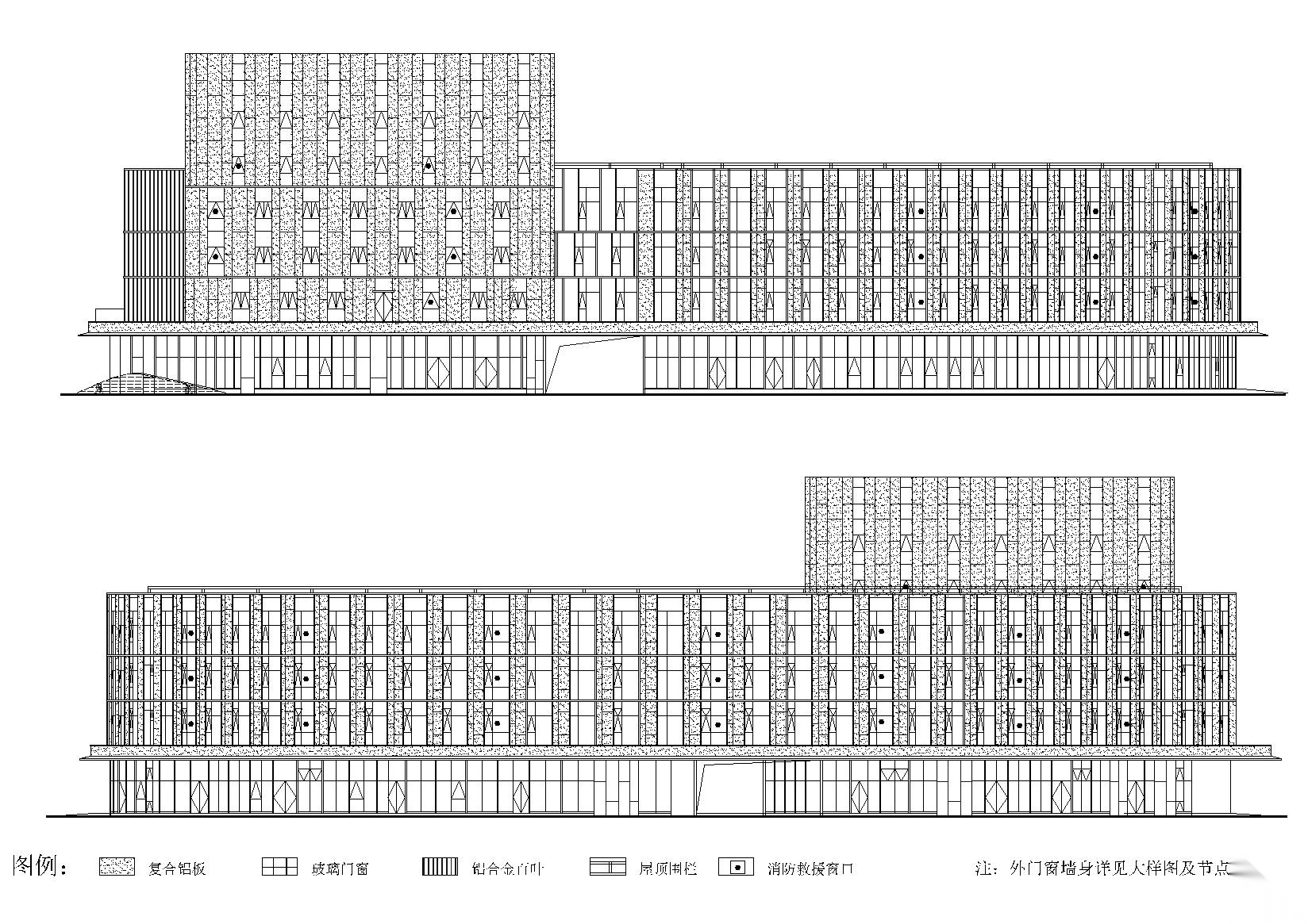 [上海]临港奉贤园区综合服务中心建筑施工图