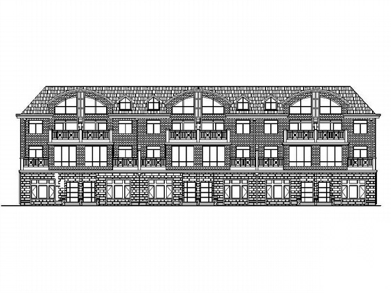 某六层坡屋一梯两户住宅楼建筑结构施工图