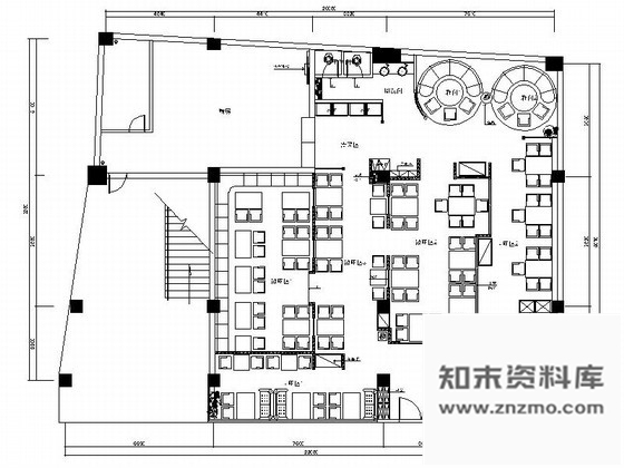 施工图特色餐饮干锅店室内装修图含效果