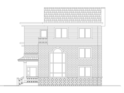 [广西]农村新型三层小康住宅建筑施工图