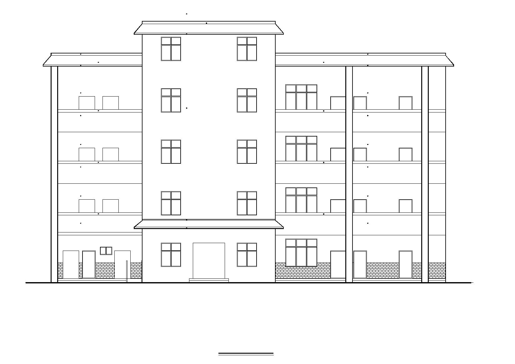 [贵州]新店镇鸭甸河小学综合楼建筑施工图